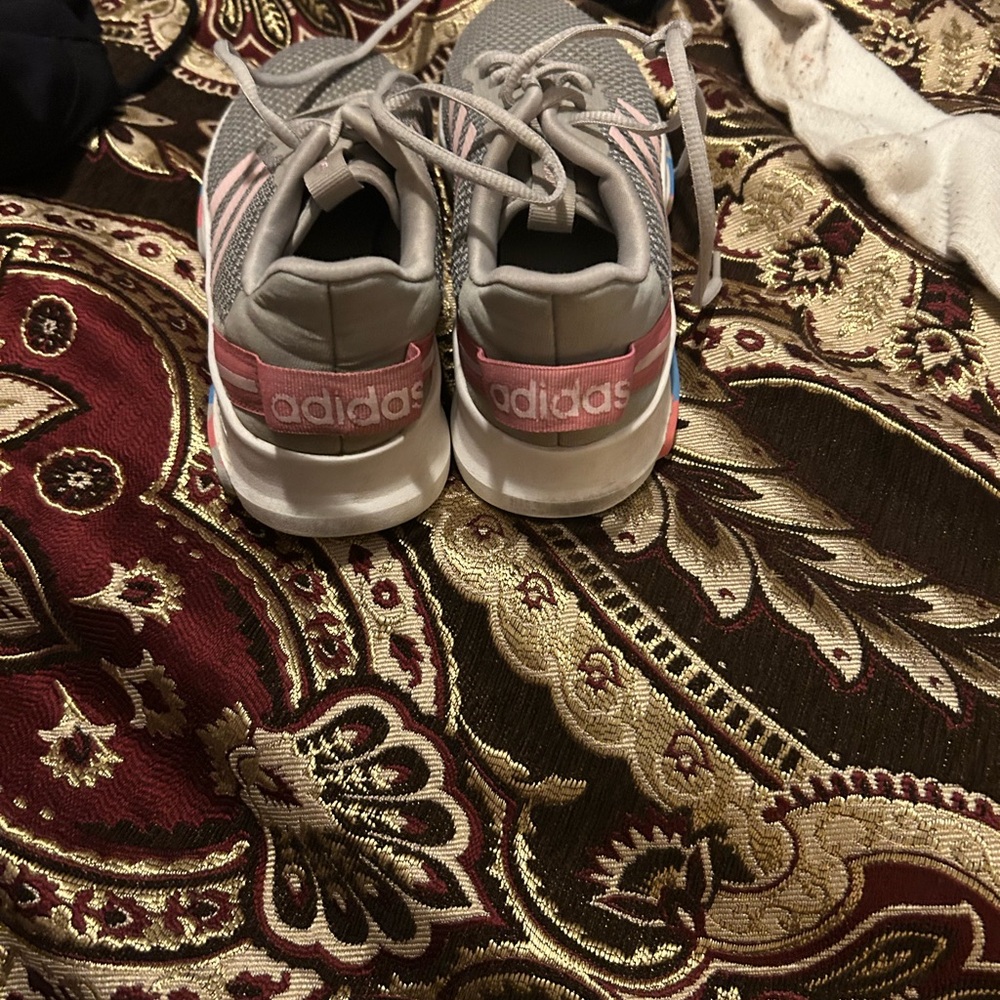 Adidas Kids' Sneakers in Gray and Pink
